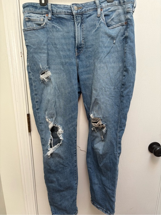 Old Navy Denim - Old Navy Light Blue High Rise Straight Jeans - OG Straight leg